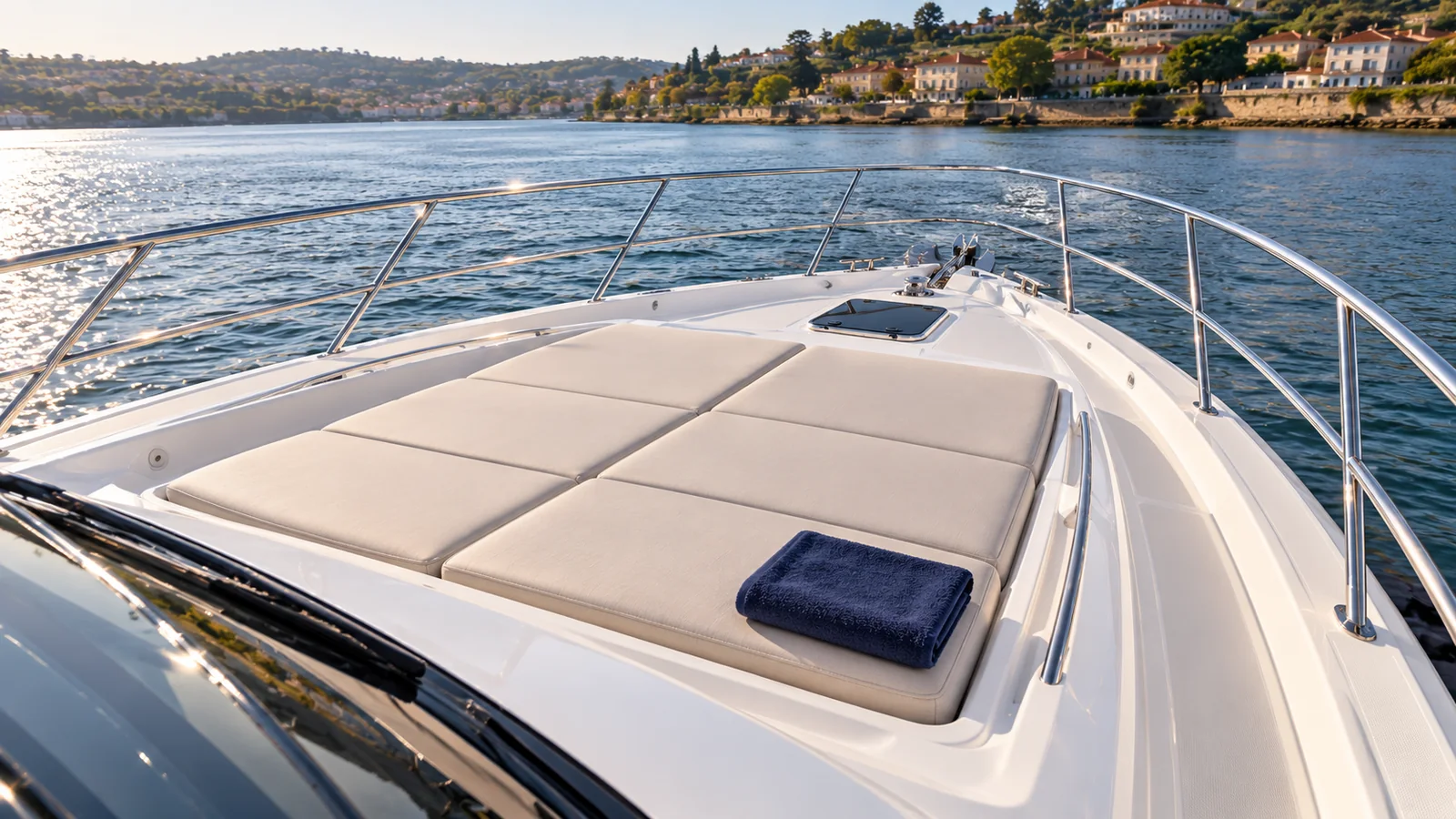 Princess V50 — Foredeck sunpad